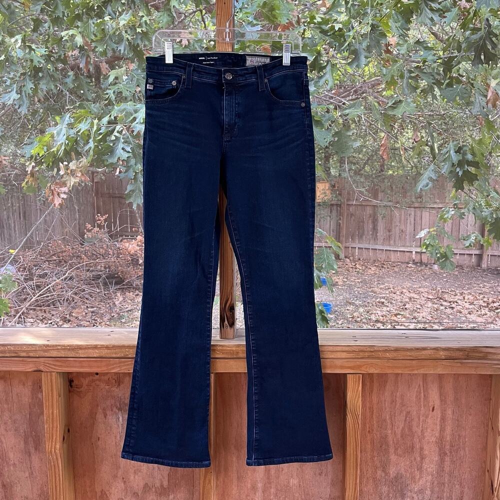 AG Adriano Goldschmied Women's Angel Low-Rise Boot Jeans Dark Wash Size 31
